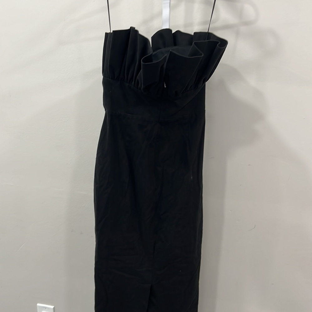 Saulee NOAH STRAPLESS GOWN Strapless black dress - Picture 7 of 9